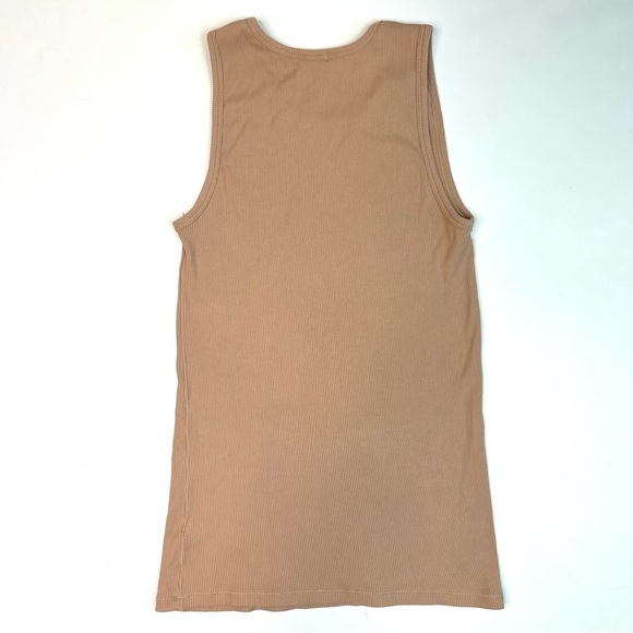 SKIMS Boyfriend Cotton Blend Ribbed Tank Size Small - Picture 6 of 9